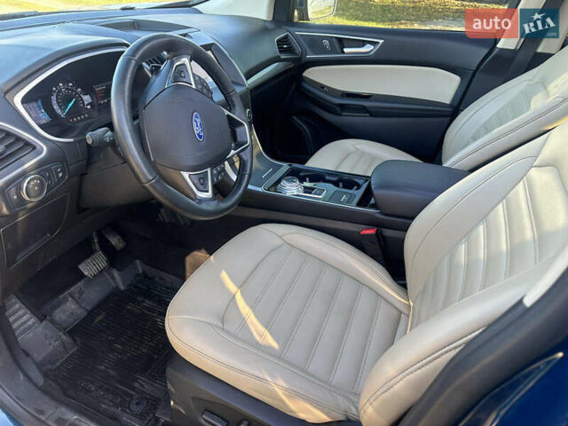 Синий Форд Эдж, объемом двигателя 2 л и пробегом 130 тыс. км за 17700 $, фото 9 на Automoto.ua