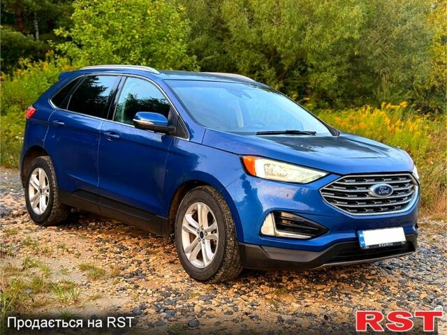 Синий Форд Эдж, объемом двигателя 2 л и пробегом 97 тыс. км за 17900 $, фото 1 на Automoto.ua