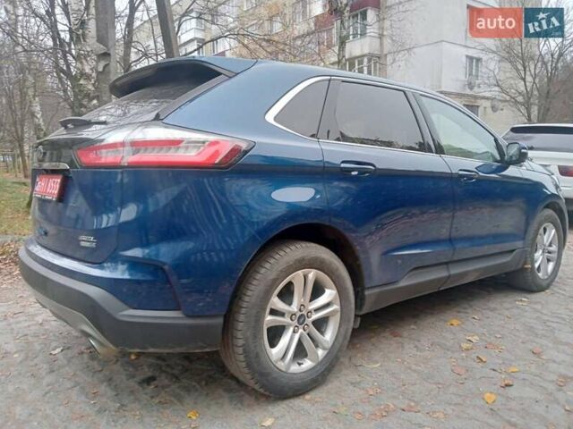 Синий Форд Эдж, объемом двигателя 2 л и пробегом 62 тыс. км за 18700 $, фото 14 на Automoto.ua