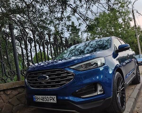 Синий Форд Эдж, объемом двигателя 2 л и пробегом 63 тыс. км за 24000 $, фото 2 на Automoto.ua