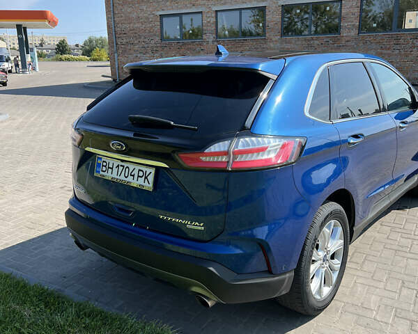 Синий Форд Эдж, объемом двигателя 2 л и пробегом 51 тыс. км за 23500 $, фото 9 на Automoto.ua