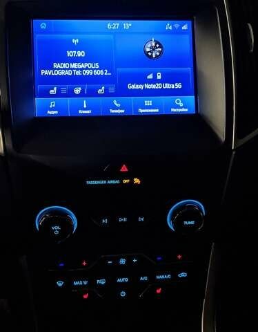 Синій Форд Едж, об'ємом двигуна 2 л та пробігом 118 тис. км за 22000 $, фото 2 на Automoto.ua