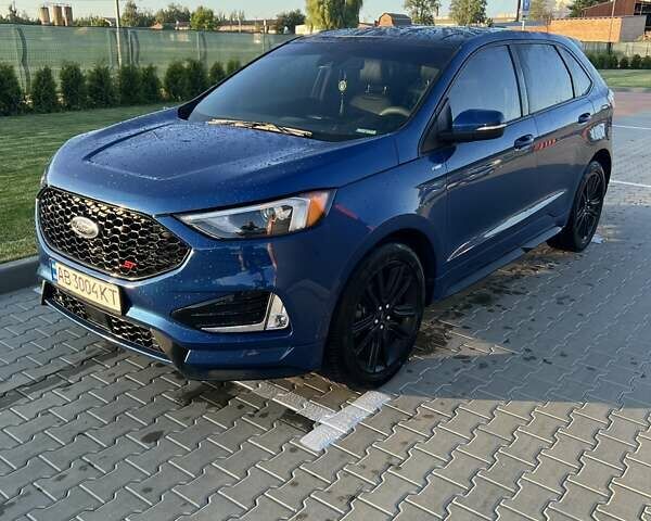 Синий Форд Эдж, объемом двигателя 2 л и пробегом 60 тыс. км за 25000 $, фото 2 на Automoto.ua