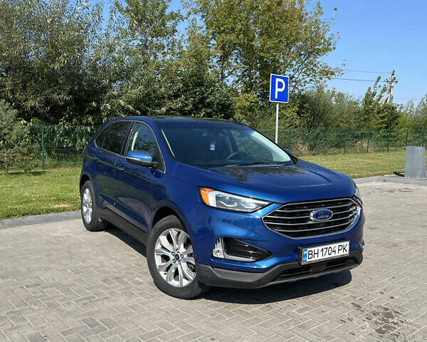Синий Форд Эдж, объемом двигателя 2 л и пробегом 51 тыс. км за 23500 $, фото 24 на Automoto.ua