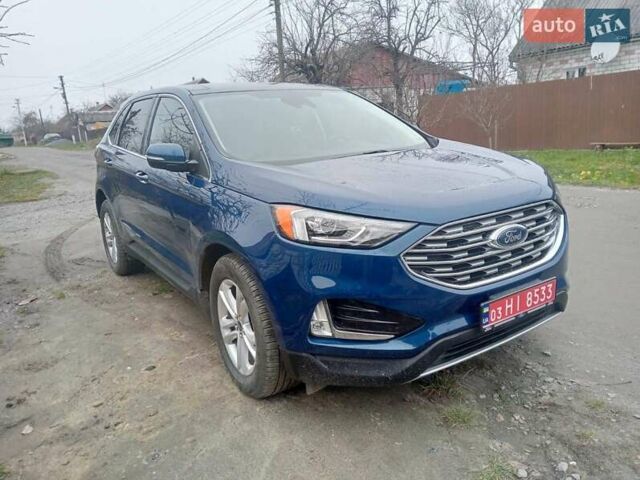Синий Форд Эдж, объемом двигателя 2 л и пробегом 62 тыс. км за 18700 $, фото 3 на Automoto.ua