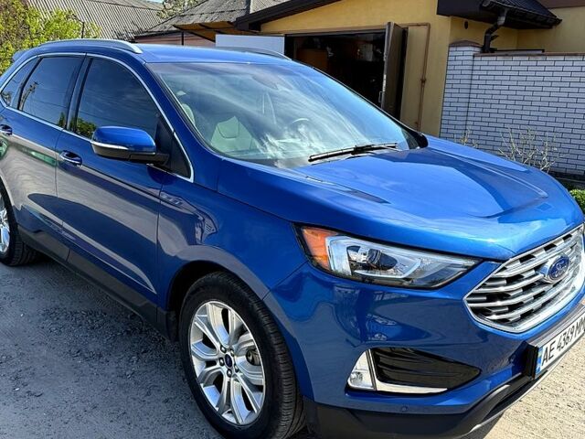 Синий Форд Эдж, объемом двигателя 2 л и пробегом 49 тыс. км за 19300 $, фото 4 на Automoto.ua