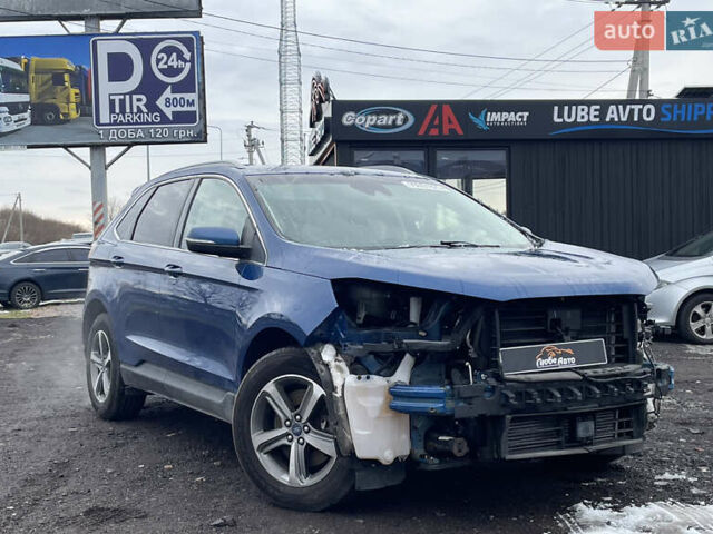 Синий Форд Эдж, объемом двигателя 2 л и пробегом 116 тыс. км за 14500 $, фото 2 на Automoto.ua