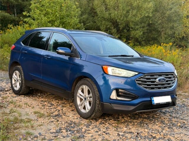 Синий Форд Эдж, объемом двигателя 2 л и пробегом 104 тыс. км за 15700 $, фото 1 на Automoto.ua