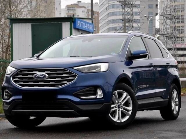 Синий Форд Эдж, объемом двигателя 2 л и пробегом 64 тыс. км за 15500 $, фото 2 на Automoto.ua