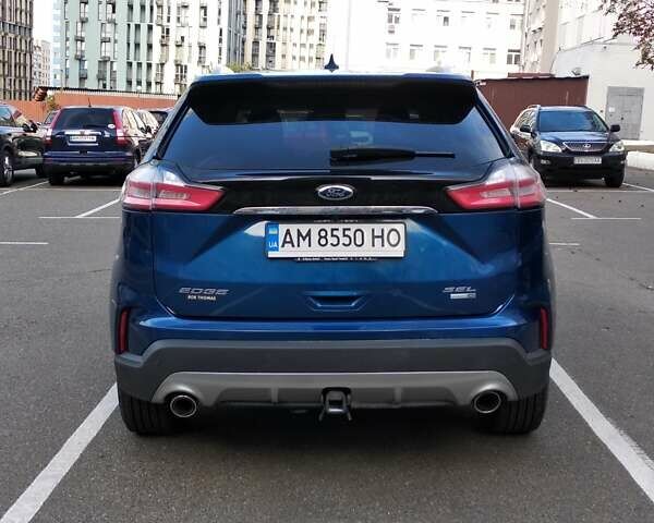 Синий Форд Эдж, объемом двигателя 2 л и пробегом 23 тыс. км за 18950 $, фото 7 на Automoto.ua