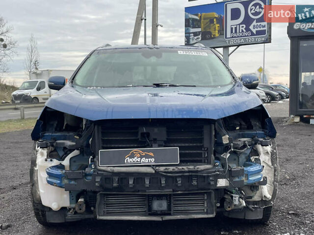 Синий Форд Эдж, объемом двигателя 2 л и пробегом 116 тыс. км за 14500 $, фото 1 на Automoto.ua