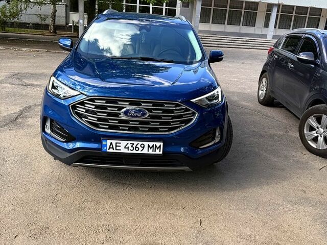 Синий Форд Эдж, объемом двигателя 2 л и пробегом 49 тыс. км за 19300 $, фото 2 на Automoto.ua