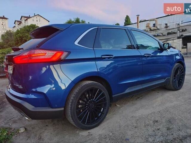 Синий Форд Эдж, объемом двигателя 2 л и пробегом 63 тыс. км за 24000 $, фото 9 на Automoto.ua