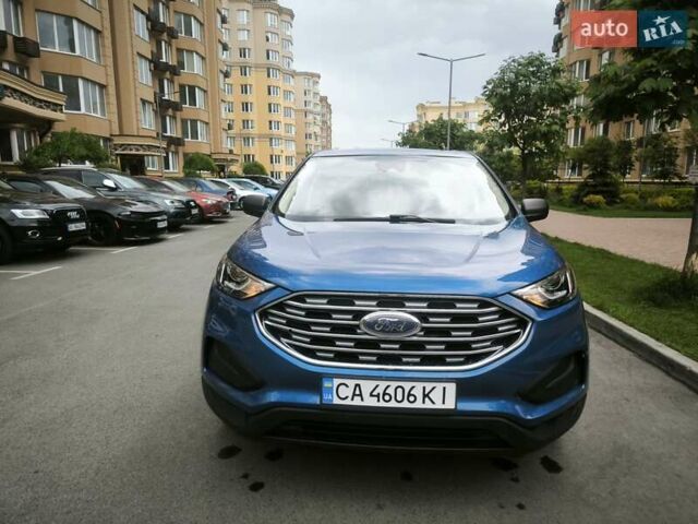 Синий Форд Эдж, объемом двигателя 2 л и пробегом 170 тыс. км за 18500 $, фото 1 на Automoto.ua