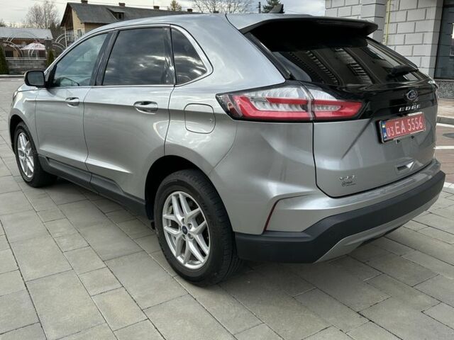 Синий Форд Эдж, объемом двигателя 2 л и пробегом 96 тыс. км за 21000 $, фото 1 на Automoto.ua