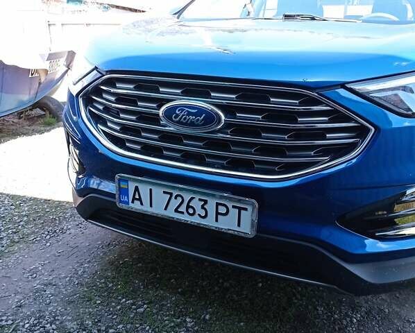 Синий Форд Эдж, объемом двигателя 2 л и пробегом 40 тыс. км за 23000 $, фото 1 на Automoto.ua