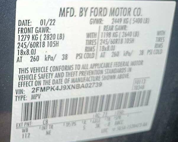 Синий Форд Эдж, объемом двигателя 2 л и пробегом 51 тыс. км за 21222 $, фото 39 на Automoto.ua