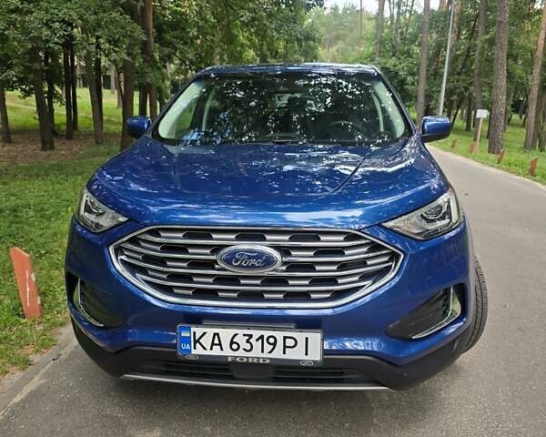 Синий Форд Эдж, объемом двигателя 2 л и пробегом 177 тыс. км за 21300 $, фото 17 на Automoto.ua