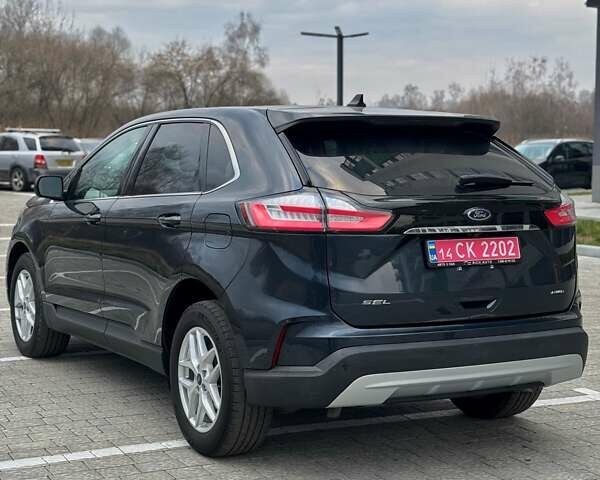 Синий Форд Эдж, объемом двигателя 2 л и пробегом 62 тыс. км за 21700 $, фото 6 на Automoto.ua