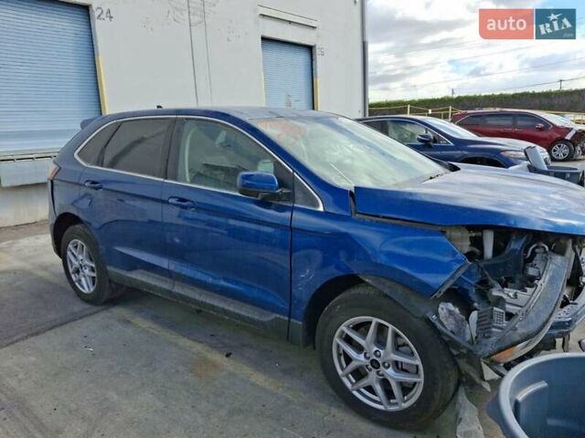 Синий Форд Эдж, объемом двигателя 2 л и пробегом 67 тыс. км за 12500 $, фото 1 на Automoto.ua