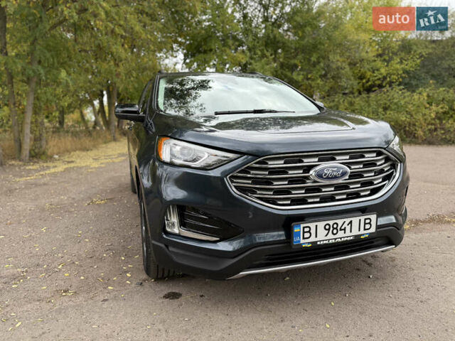 Синий Форд Эдж, объемом двигателя 2 л и пробегом 32 тыс. км за 25000 $, фото 2 на Automoto.ua