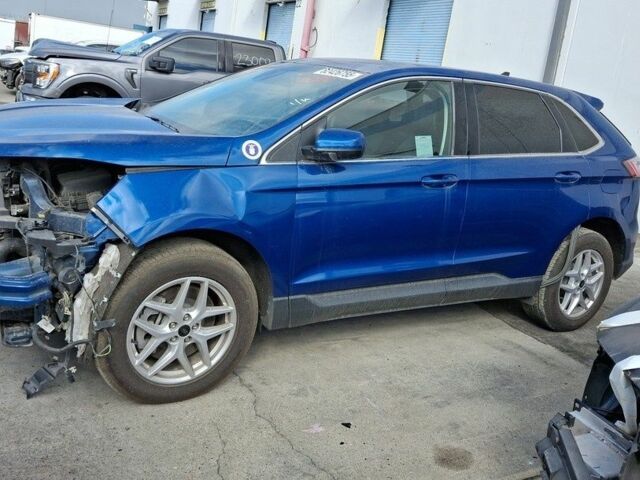 Синий Форд Эдж, объемом двигателя 2 л и пробегом 66 тыс. км за 15199 $, фото 1 на Automoto.ua