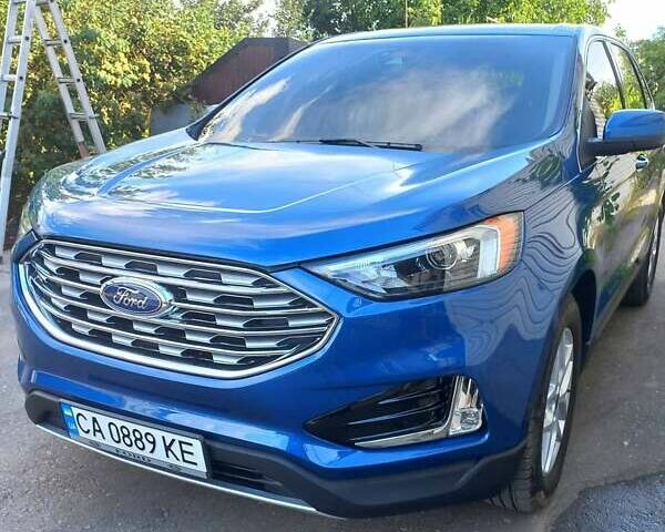 Синій Форд Едж, об'ємом двигуна 2 л та пробігом 19 тис. км за 21500 $, фото 1 на Automoto.ua