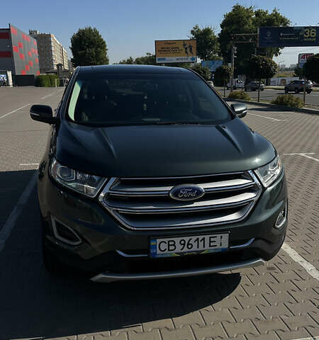 Зеленый Форд Эдж, объемом двигателя 2 л и пробегом 93 тыс. км за 17500 $, фото 3 на Automoto.ua