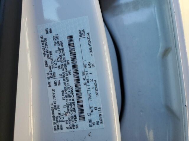 Белый Форд Эскейп, объемом двигателя 0 л и пробегом 160 тыс. км за 2500 $, фото 12 на Automoto.ua