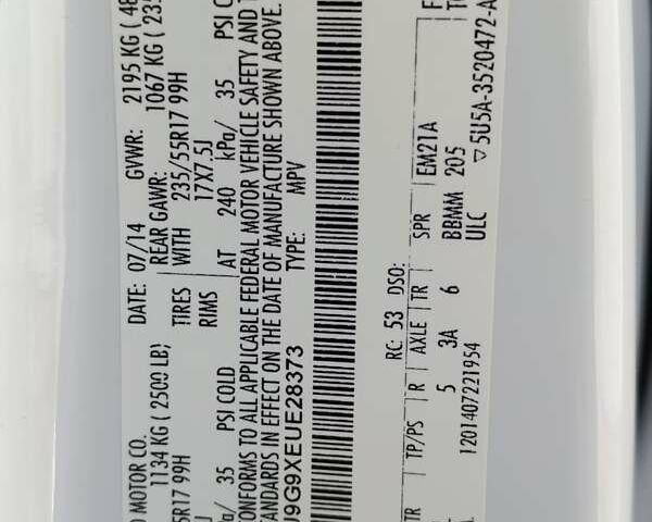 Білий Форд Ескейп, об'ємом двигуна 2 л та пробігом 245 тис. км за 11400 $, фото 10 на Automoto.ua