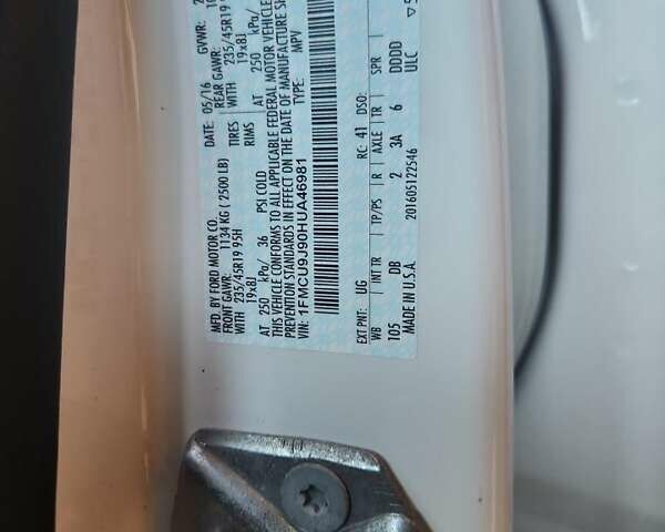 Білий Форд Ескейп, об'ємом двигуна 0 л та пробігом 98 тис. км за 2000 $, фото 12 на Automoto.ua