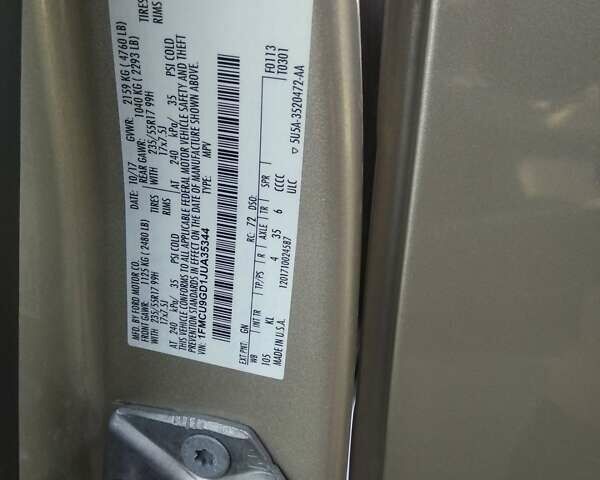 Бежевий Форд Ескейп, об'ємом двигуна 1.5 л та пробігом 93 тис. км за 13200 $, фото 12 на Automoto.ua