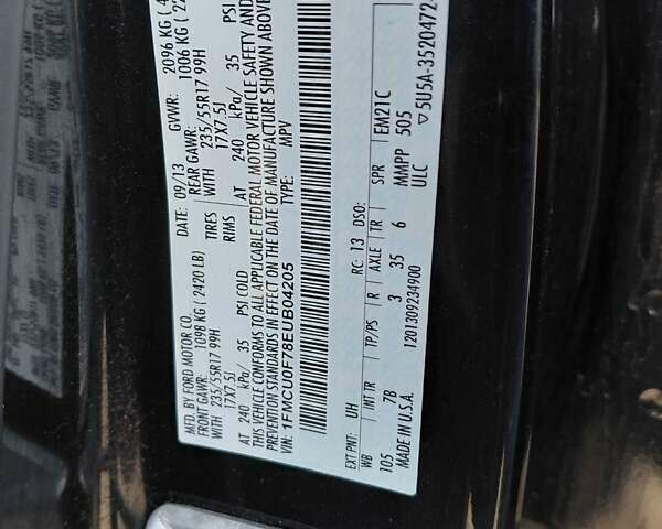 Черный Форд Эскейп, объемом двигателя 2.49 л и пробегом 138 тыс. км за 10500 $, фото 9 на Automoto.ua