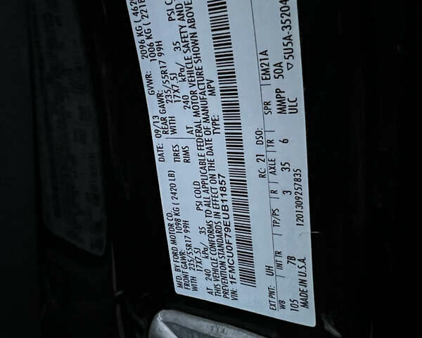 Черный Форд Эскейп, объемом двигателя 2.5 л и пробегом 136 тыс. км за 11900 $, фото 33 на Automoto.ua