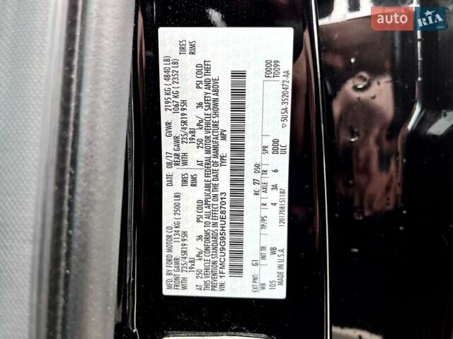 Чорний Форд Ескейп, об'ємом двигуна 2 л та пробігом 83 тис. км за 16900 $, фото 49 на Automoto.ua