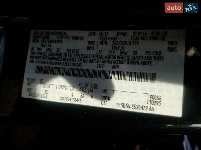 Чорний Форд Ескейп, об'ємом двигуна 2 л та пробігом 115 тис. км за 2300 $, фото 12 на Automoto.ua