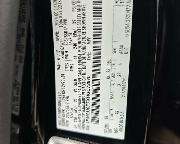 Черный Форд Эскейп, объемом двигателя 2.5 л и пробегом 187 тыс. км за 13500 $, фото 23 на Automoto.ua