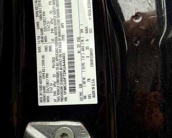 Чорний Форд Ескейп, об'ємом двигуна 2.49 л та пробігом 146 тис. км за 13600 $, фото 17 на Automoto.ua