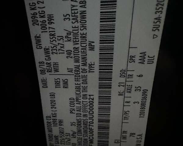 Чорний Форд Ескейп, об'ємом двигуна 2.5 л та пробігом 173 тис. км за 13200 $, фото 14 на Automoto.ua