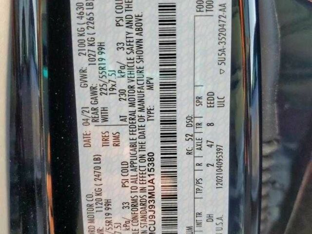 Черный Форд Эскейп, объемом двигателя 2 л и пробегом 43 тыс. км за 5100 $, фото 12 на Automoto.ua