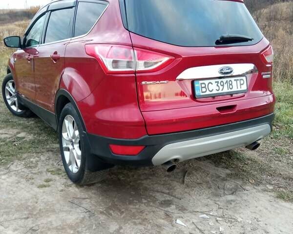 Красный Форд Эскейп, объемом двигателя 1.6 л и пробегом 180 тыс. км за 13200 $, фото 4 на Automoto.ua