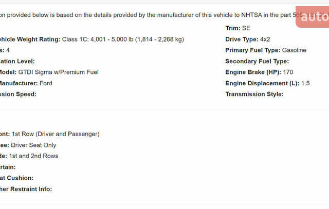 Красный Форд Эскейп, объемом двигателя 1.5 л и пробегом 101 тыс. км за 12700 $, фото 23 на Automoto.ua