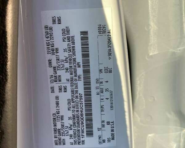 Форд Эскейп, объемом двигателя 1.5 л и пробегом 210 тыс. км за 12900 $, фото 27 на Automoto.ua