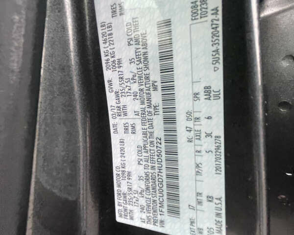 Серый Форд Эскейп, объемом двигателя 1.5 л и пробегом 235 тыс. км за 9550 $, фото 22 на Automoto.ua