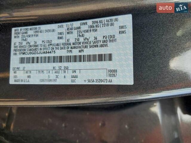Сірий Форд Ескейп, об'ємом двигуна 0 л та пробігом 77 тис. км за 1400 $, фото 12 на Automoto.ua