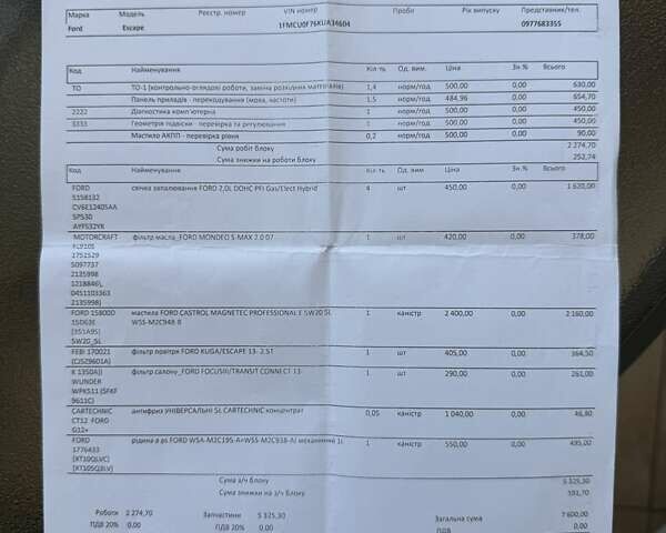 Сірий Форд Ескейп, об'ємом двигуна 2.49 л та пробігом 91 тис. км за 15900 $, фото 59 на Automoto.ua