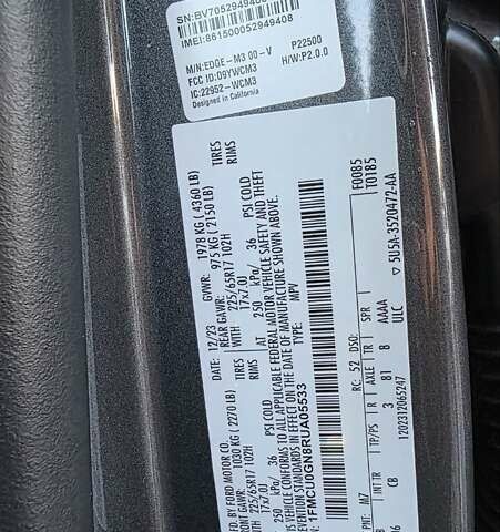 Серый Форд Эскейп, объемом двигателя 1.5 л и пробегом 8 тыс. км за 21300 $, фото 40 на Automoto.ua