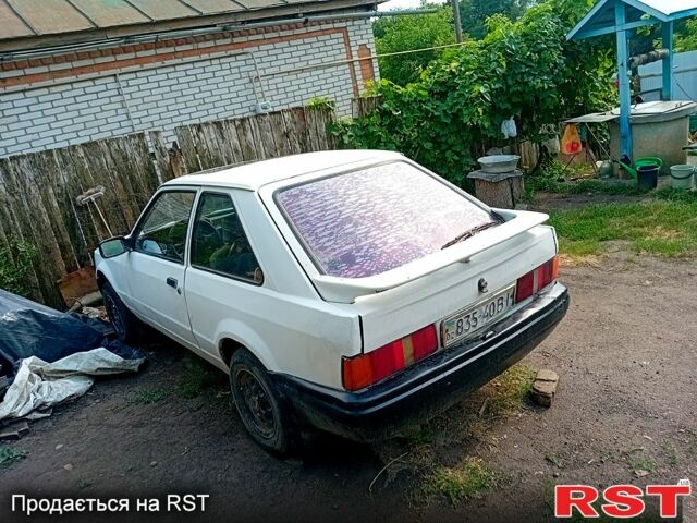Белый Форд Эскорт, объемом двигателя 1.3 л и пробегом 255 тыс. км за 600 $, фото 1 на Automoto.ua