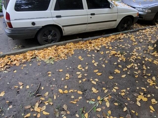 Белый Форд Эскорт, объемом двигателя 1.3 л и пробегом 200 тыс. км за 1200 $, фото 1 на Automoto.ua