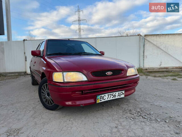 Червоний Форд Ескорт, об'ємом двигуна 1.6 л та пробігом 231 тис. км за 1350 $, фото 6 на Automoto.ua
